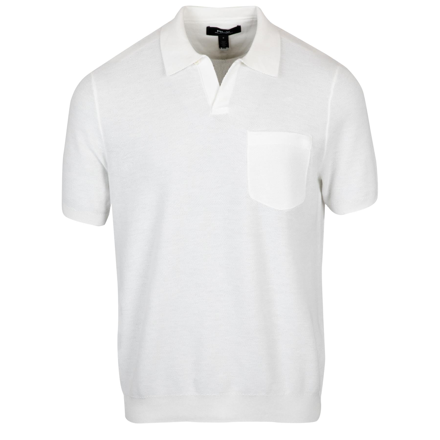 RLX Cotton Coolmax Polo White Splash