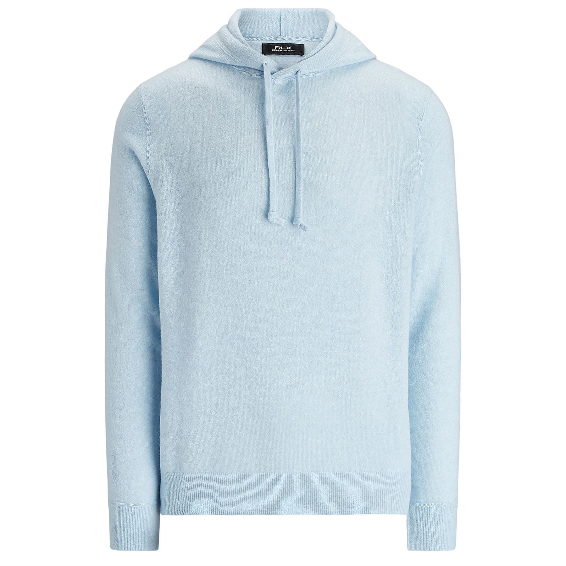 RLX Cashmere Hoodie Office Blue