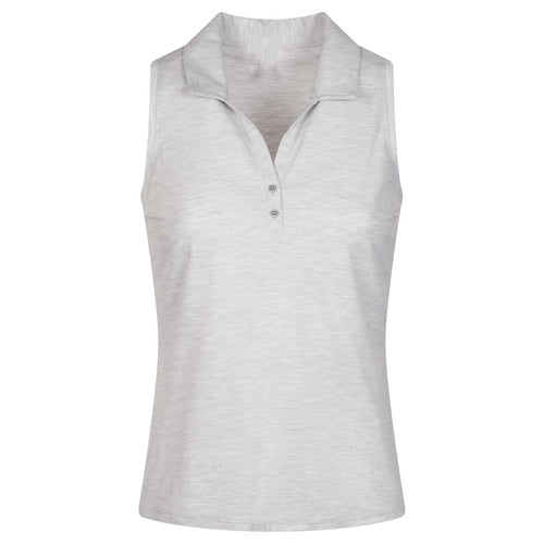 Womens Featherweight Active Polo Heather Light Grey