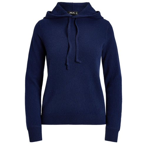 Womens RLX Cashmere Hoodie Refined Navy