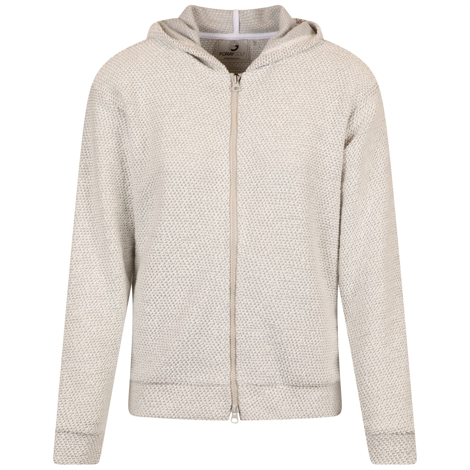 Womens Boucle Full Zip Mid Layer Grey