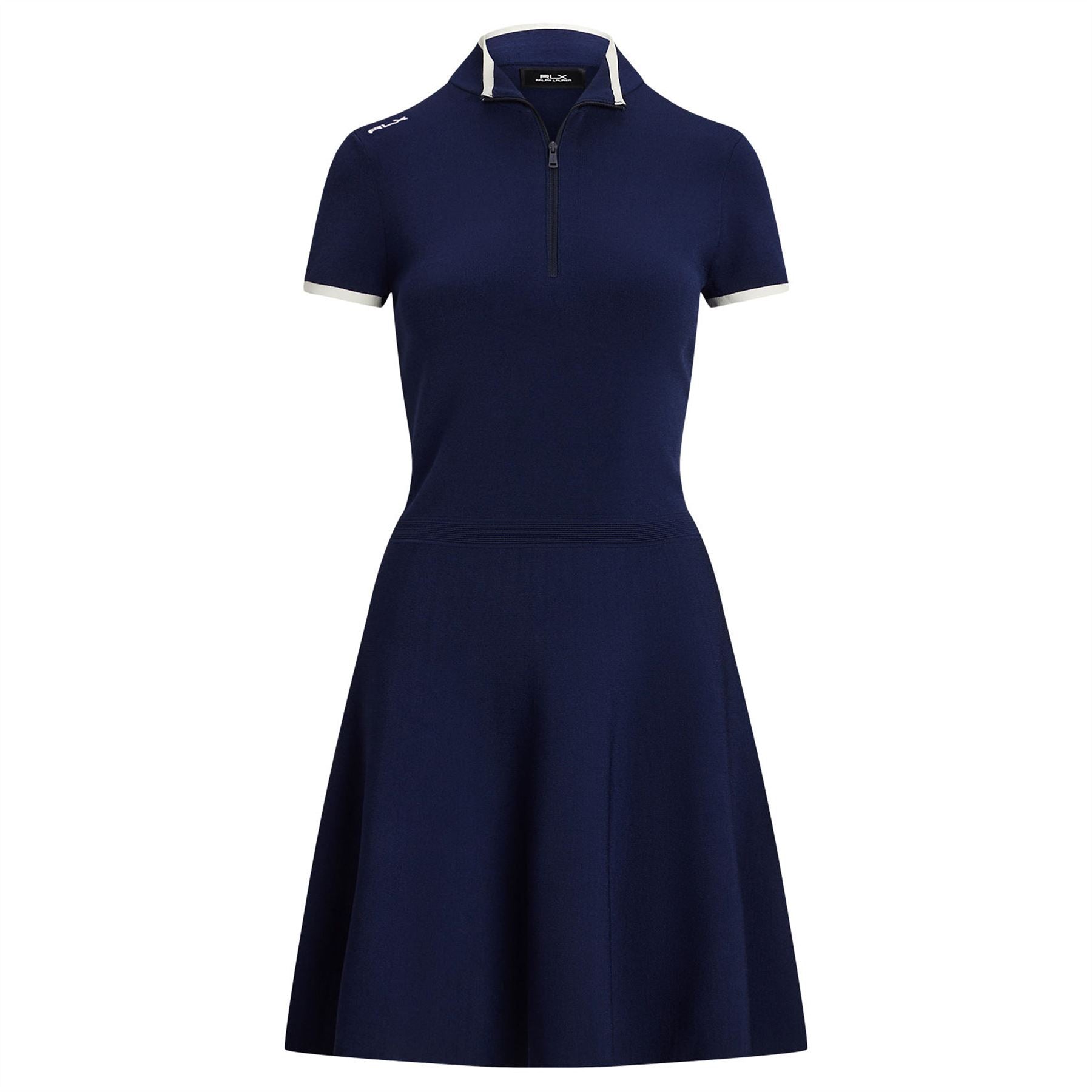 Womens RLX SS Day Dress Refined Navy/Ceramic White
