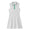 Womens Quarter Zip Polo Dress White/Sport Green