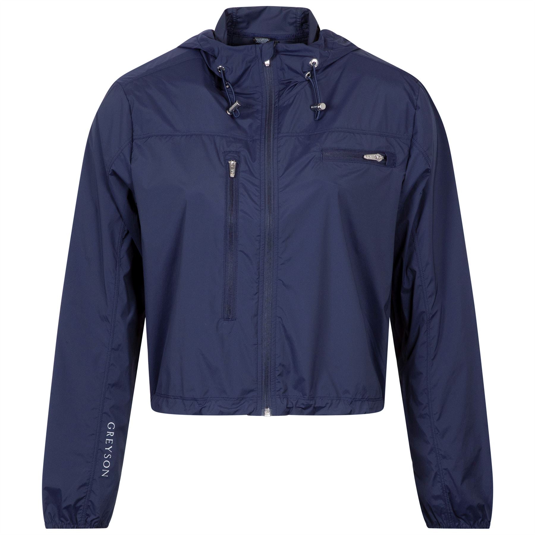 Womens Newago Full Zip Hooded Jacket Maltese Blue