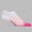 Ombre Stripe Ankle Socks Snow/Knockout Pink