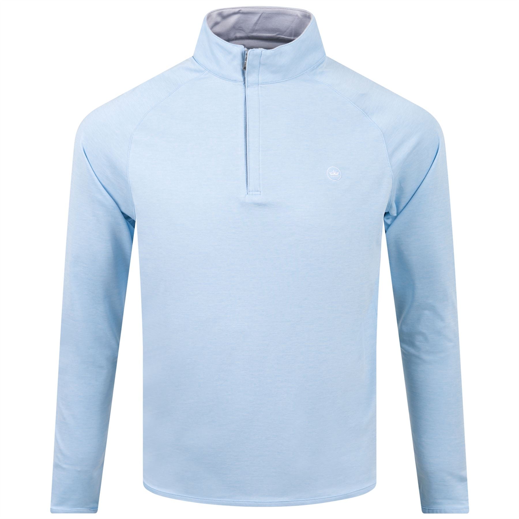 Stealth Performance Quarter Zip Mid Layer Blue Frost
