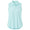 Womens Opal Sleeveless Stretch Jersey Polo Celeste