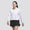 Womens Beyond The Course LS Loose Fit Polo White