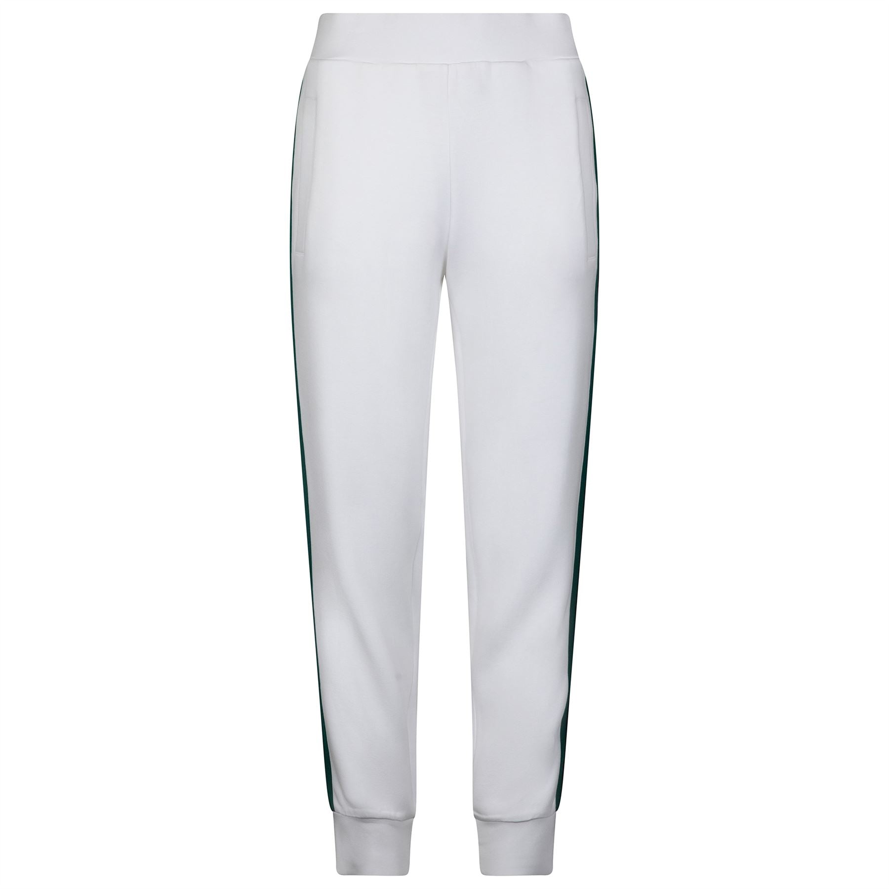 Womens The Slim Stripe 26 Cuff Pants White/Navy/Forest