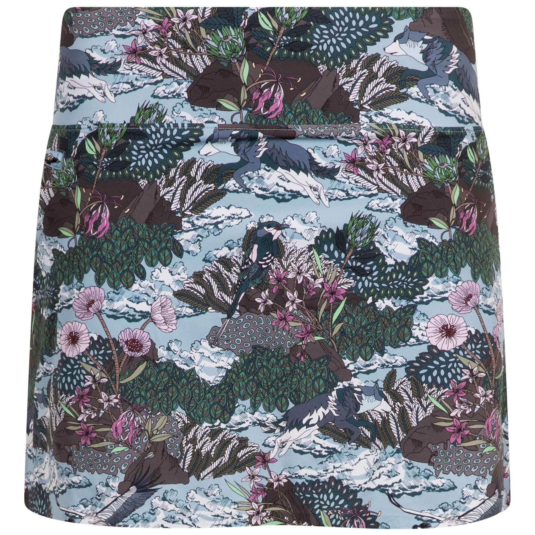 Womens In The Clouds Phoenix Skirt Wolf Blue