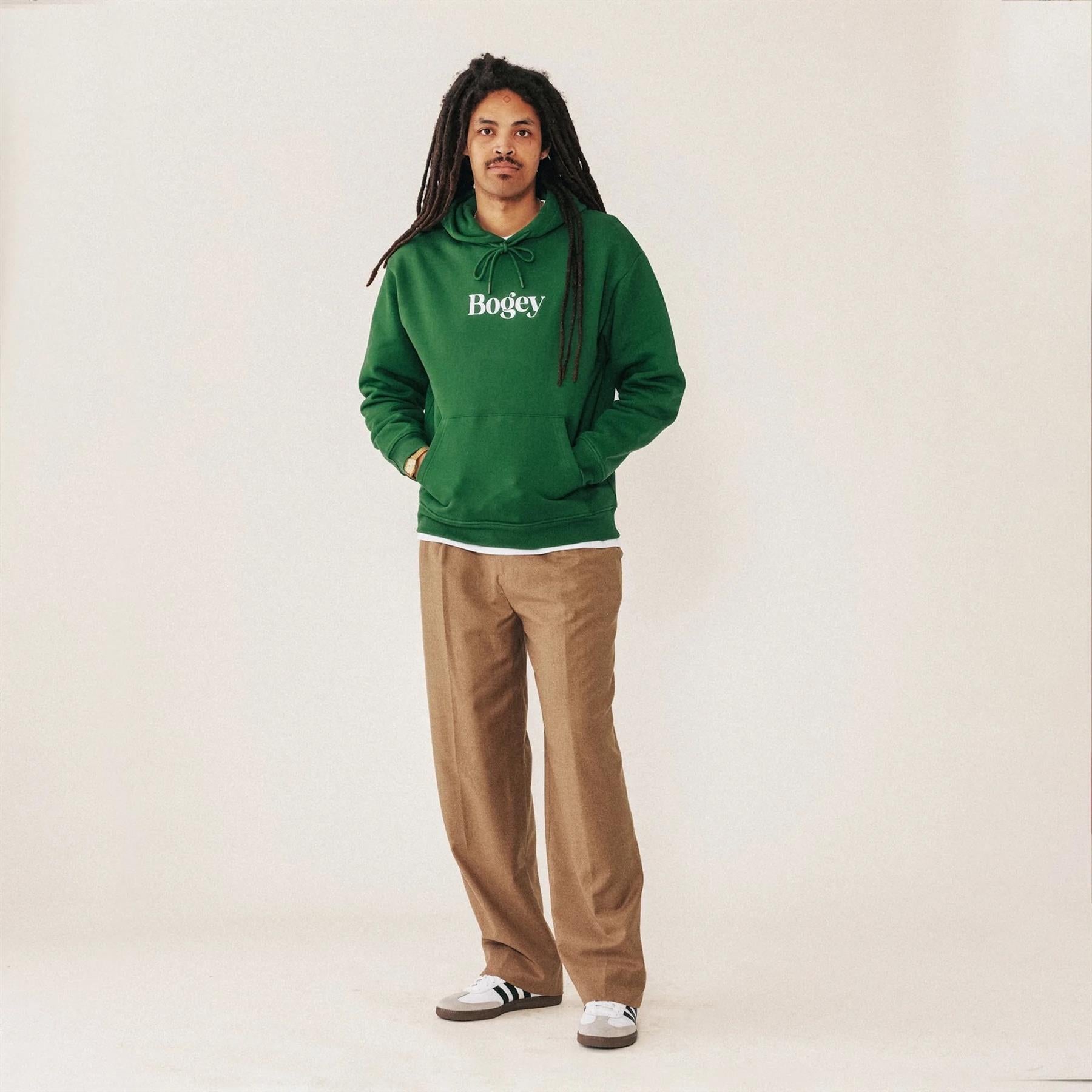 The Bogey Hoodie Pine Green