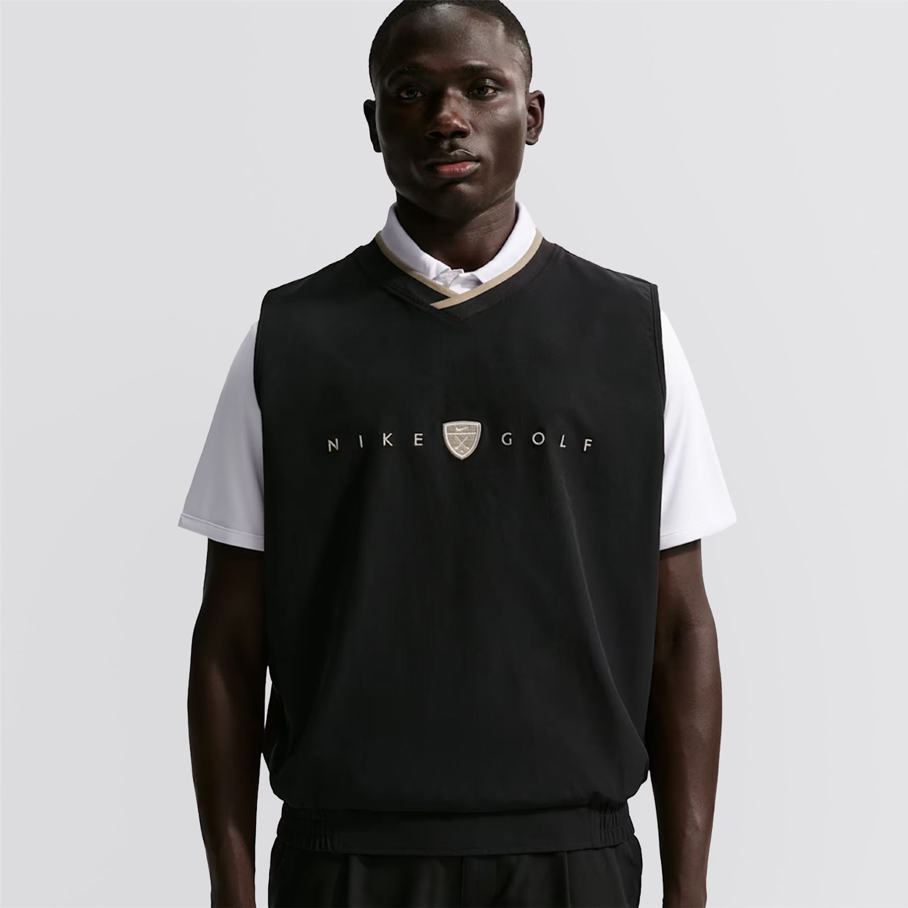 Dri-FIT Fairway Fresh Wind Vest Black/Limestone