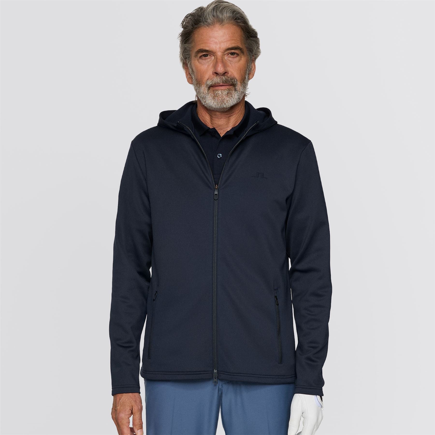 Aerial Full Zip Hoodie JL Navy