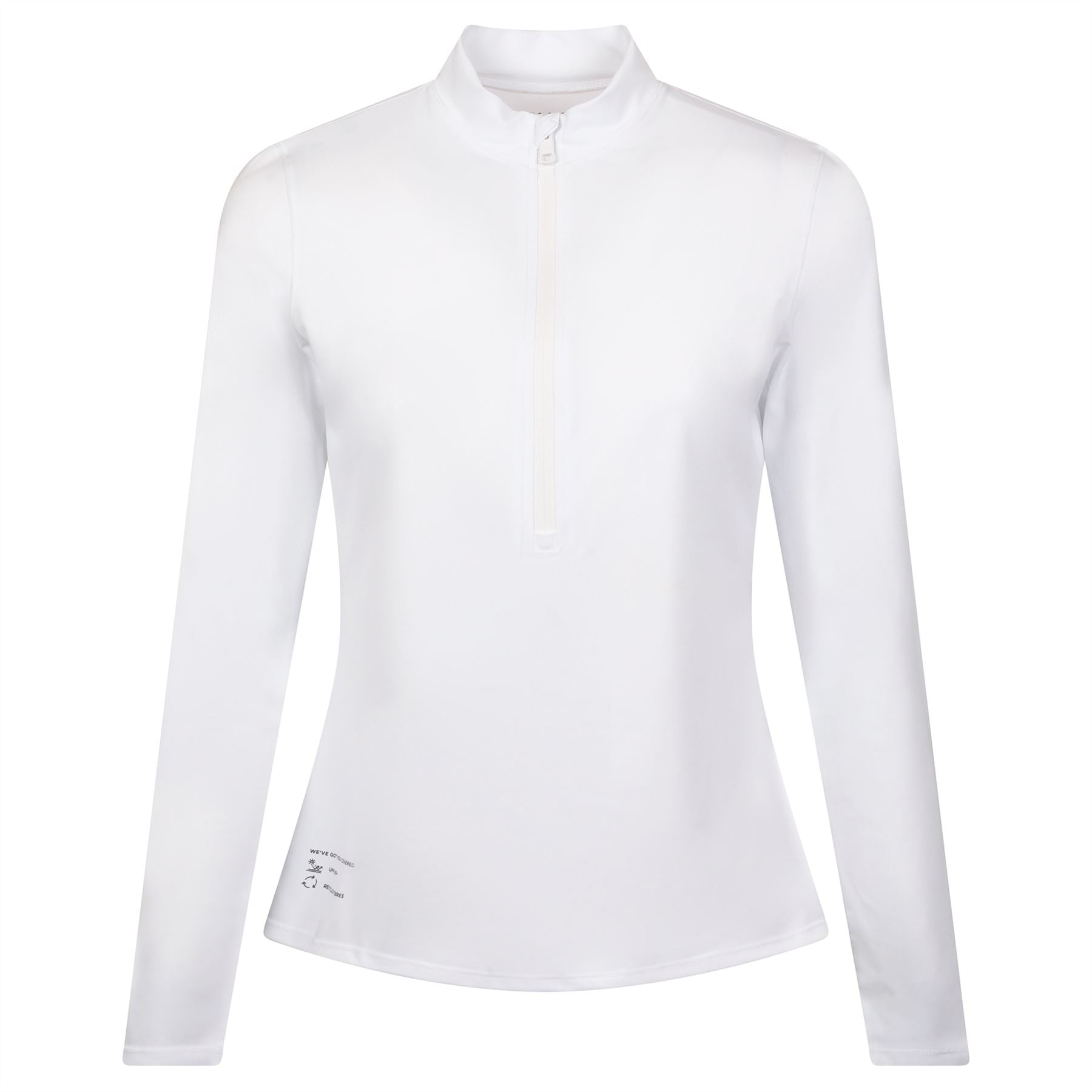 Womens Packable Adventure Mid Layer White
