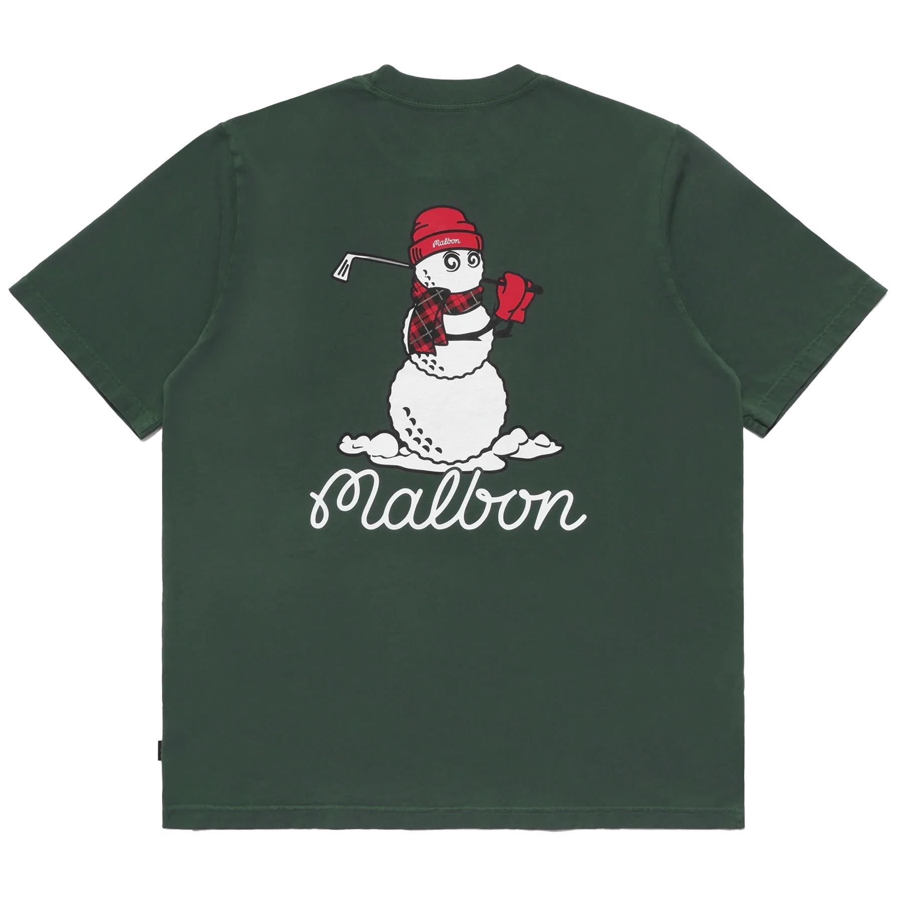Snowman Buckets Tee Forest