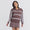 x AP Womens Sweater Collared Quarter Zip Flat Bronze