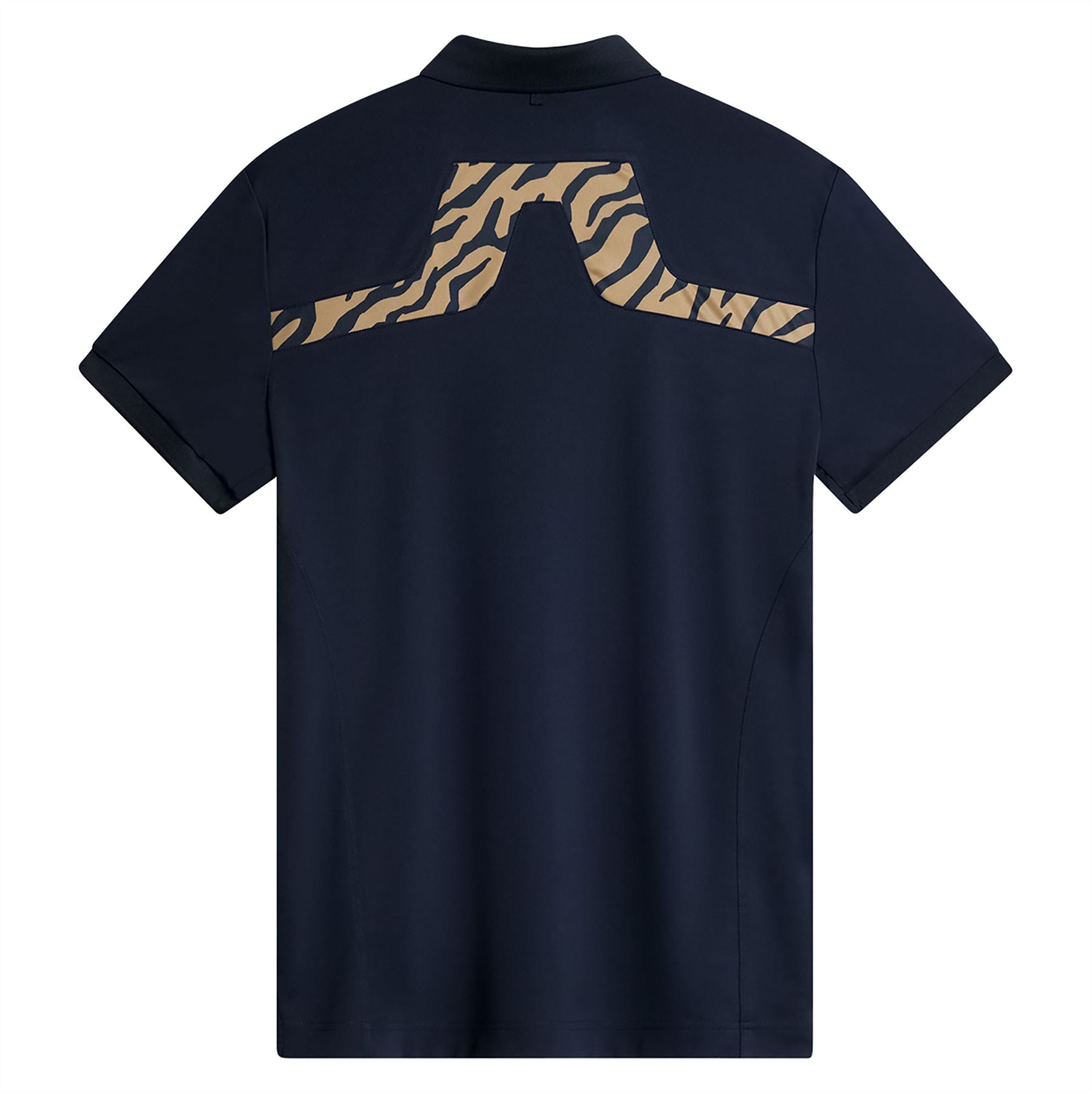 KV TX Jersey Print Polo Navy/Tour Tiger Brown