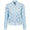 Womens Lace Bomber Jacket Light Blue
