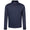 Albatross Cotton Blend Pique Quarter Zip Navy