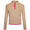 Womens Double Fleece Layering Jacket Cream/Pink