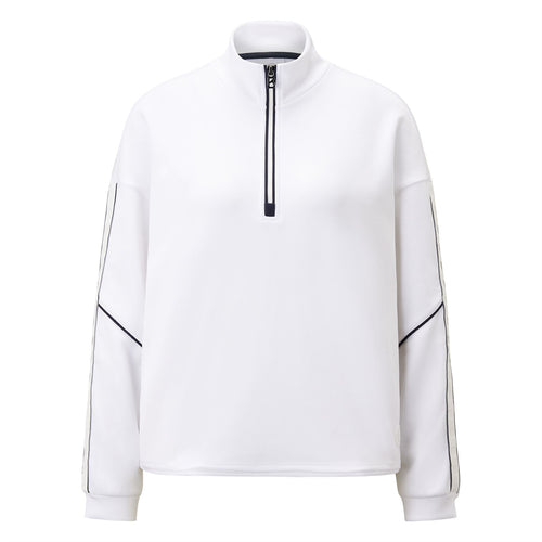 Womens Lio Half Zip Mid Layer Off White