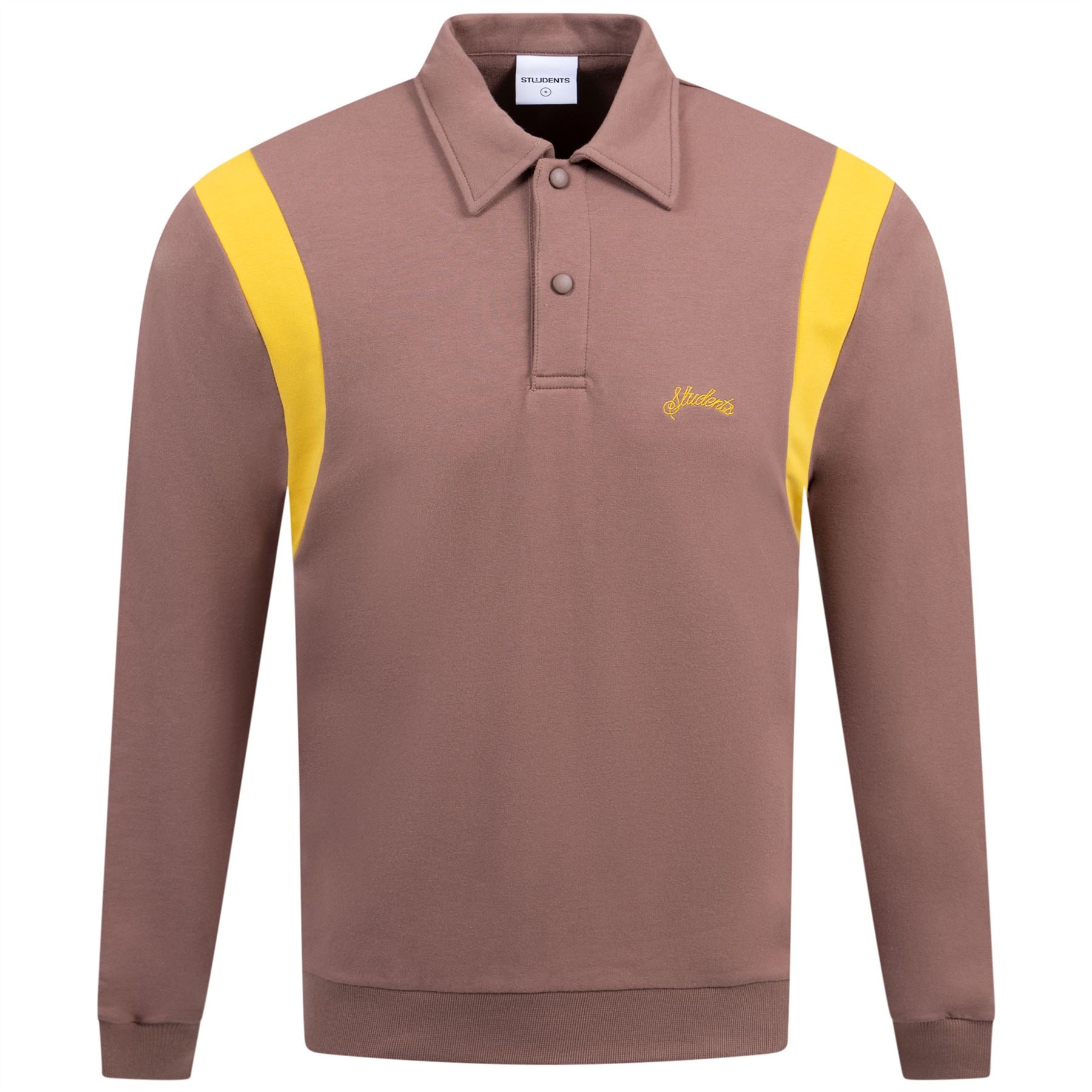 Callum LS Polo Shirt Brown