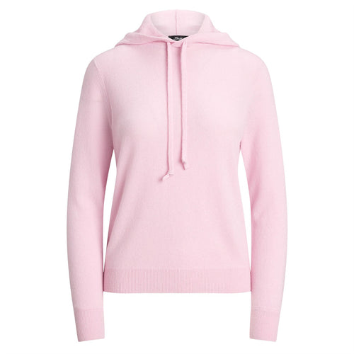Womens RLX Cashmere Hoodie Garden Pink