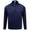 Verge Windowpane Camo Performance Quarter Zip Navy