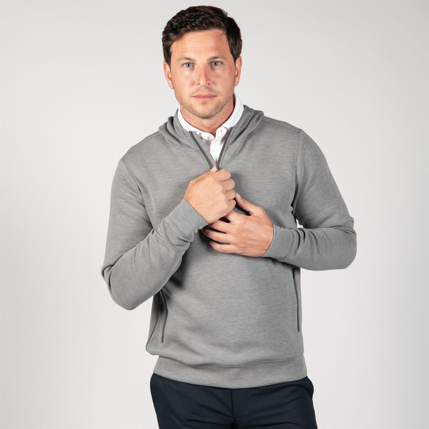 The Tilley Hoodie Heathered Charcoal