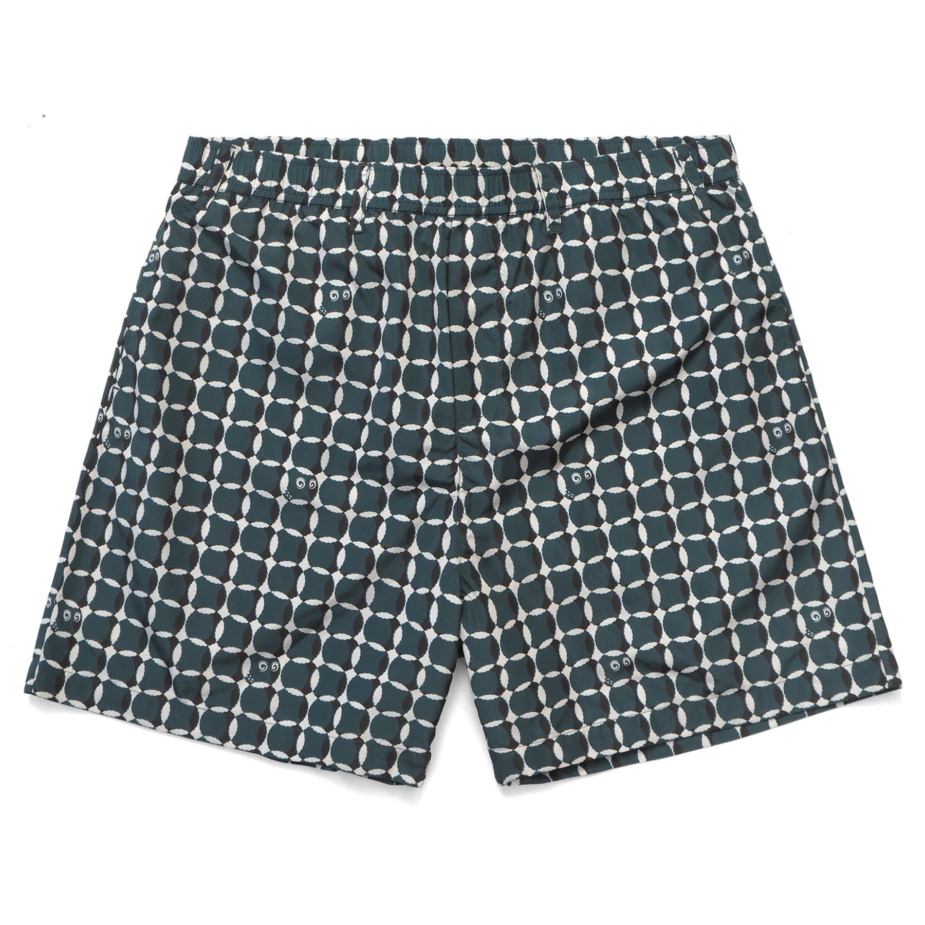 Lattice Nylon Shorts Bistro Green/Onyx
