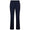Womens Stretch Mid Rise Cigarette Leg 5 Pocket Pants Twilight