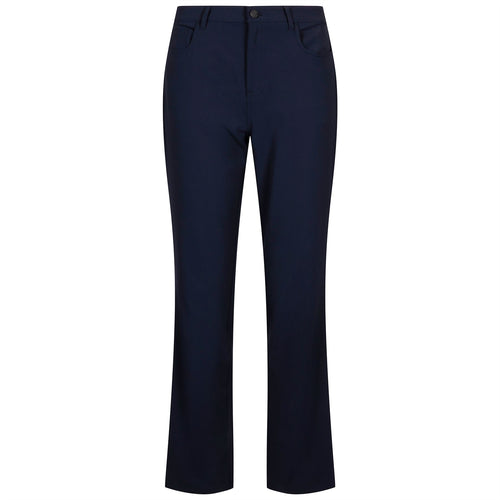 Womens Stretch Mid Rise Cigarette Leg 5 Pocket Pants Twilight