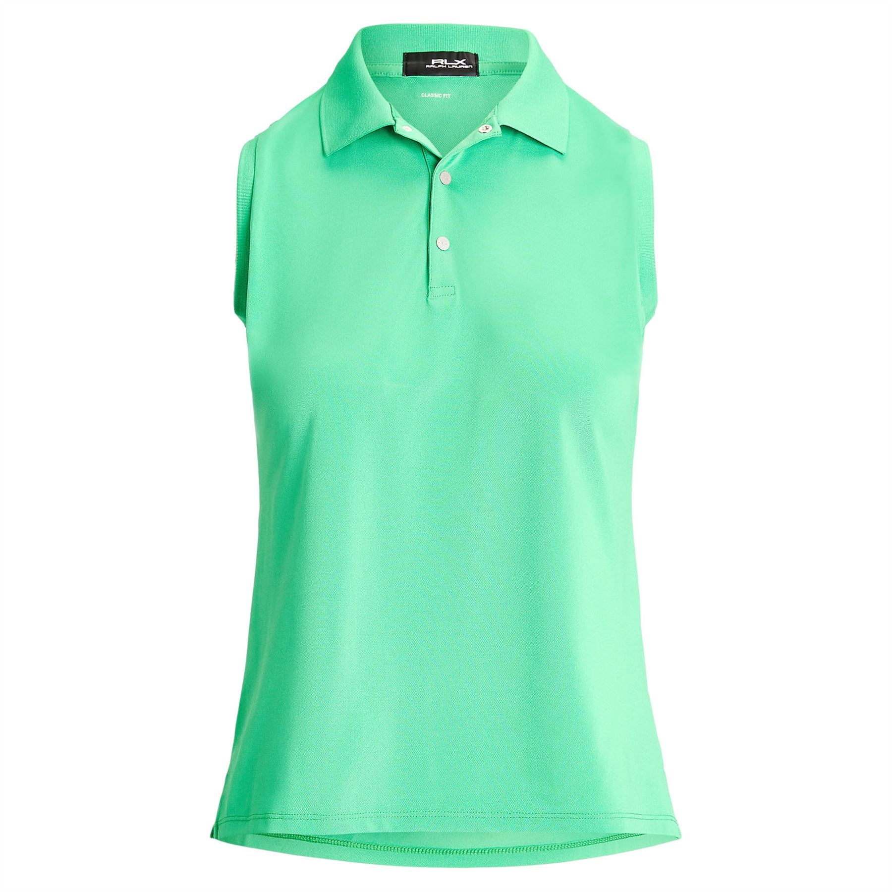 Womens Sleeveless Polo Shirt Vineyard Green