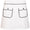 Womens Pocket Skort Bright White