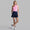 Womens Paneled Stripe Tech Pique SL Polo Knockout Pink