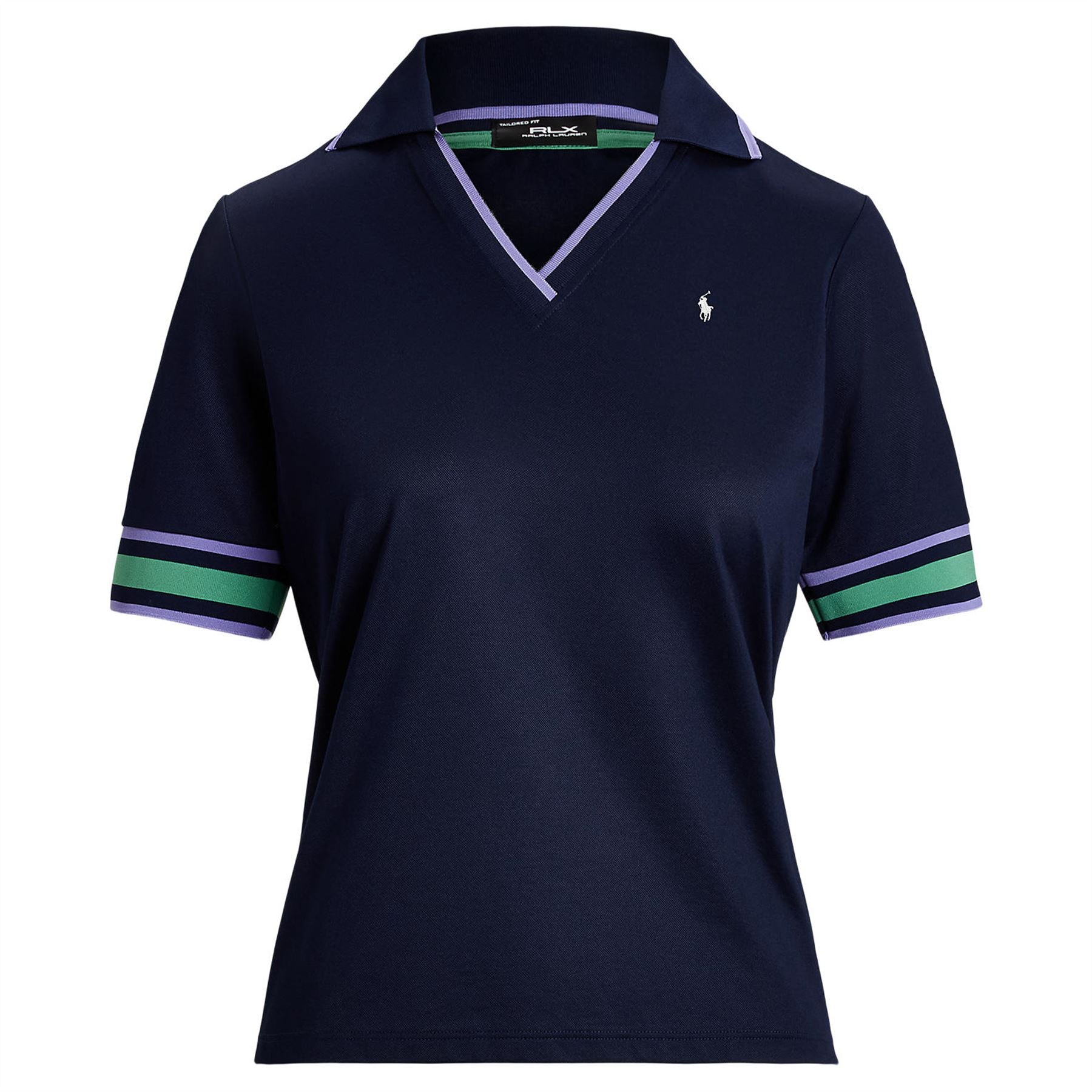 Womens RLX Tailored Fit Cricket Polo Refined Navy