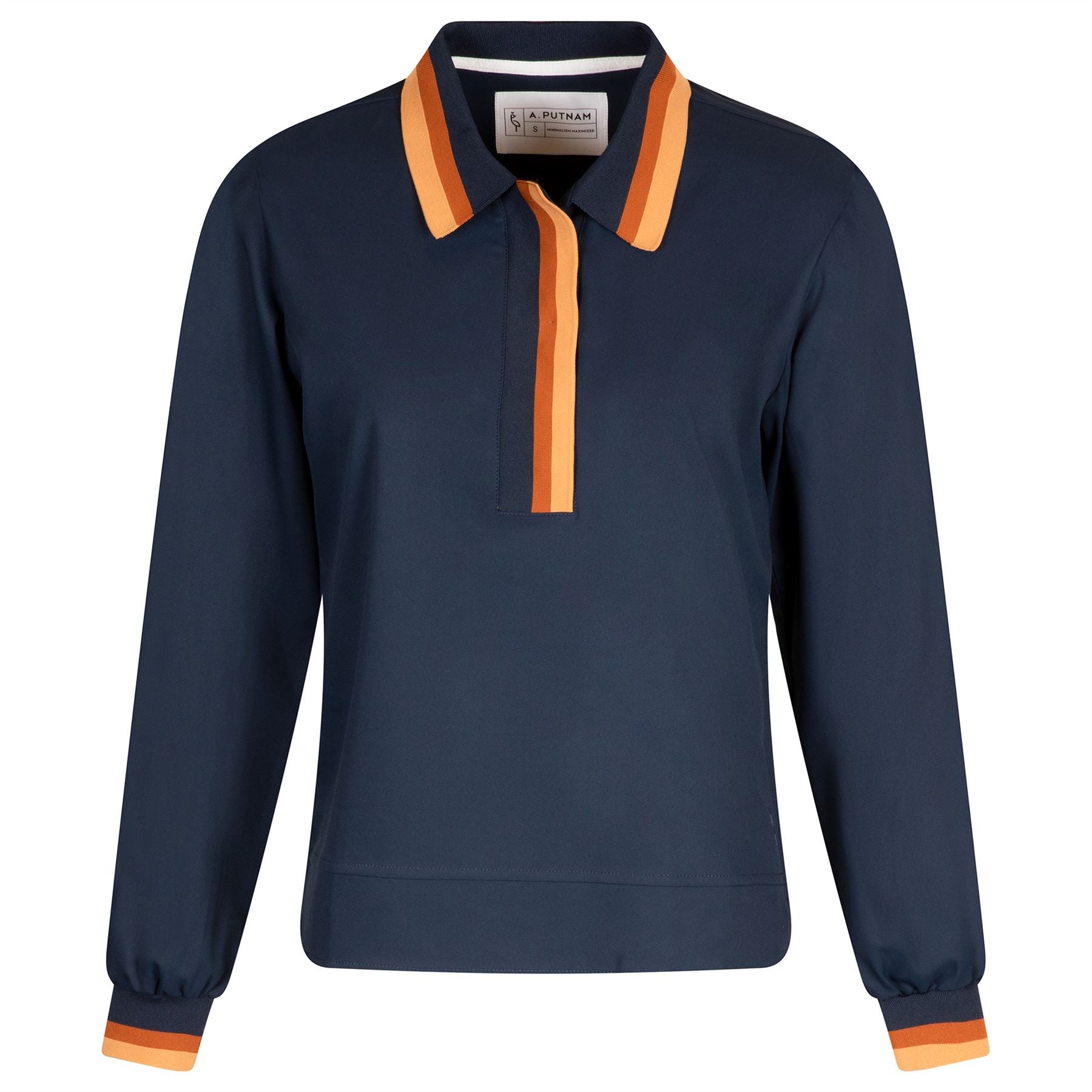 Womens LS Polo Dress Blues