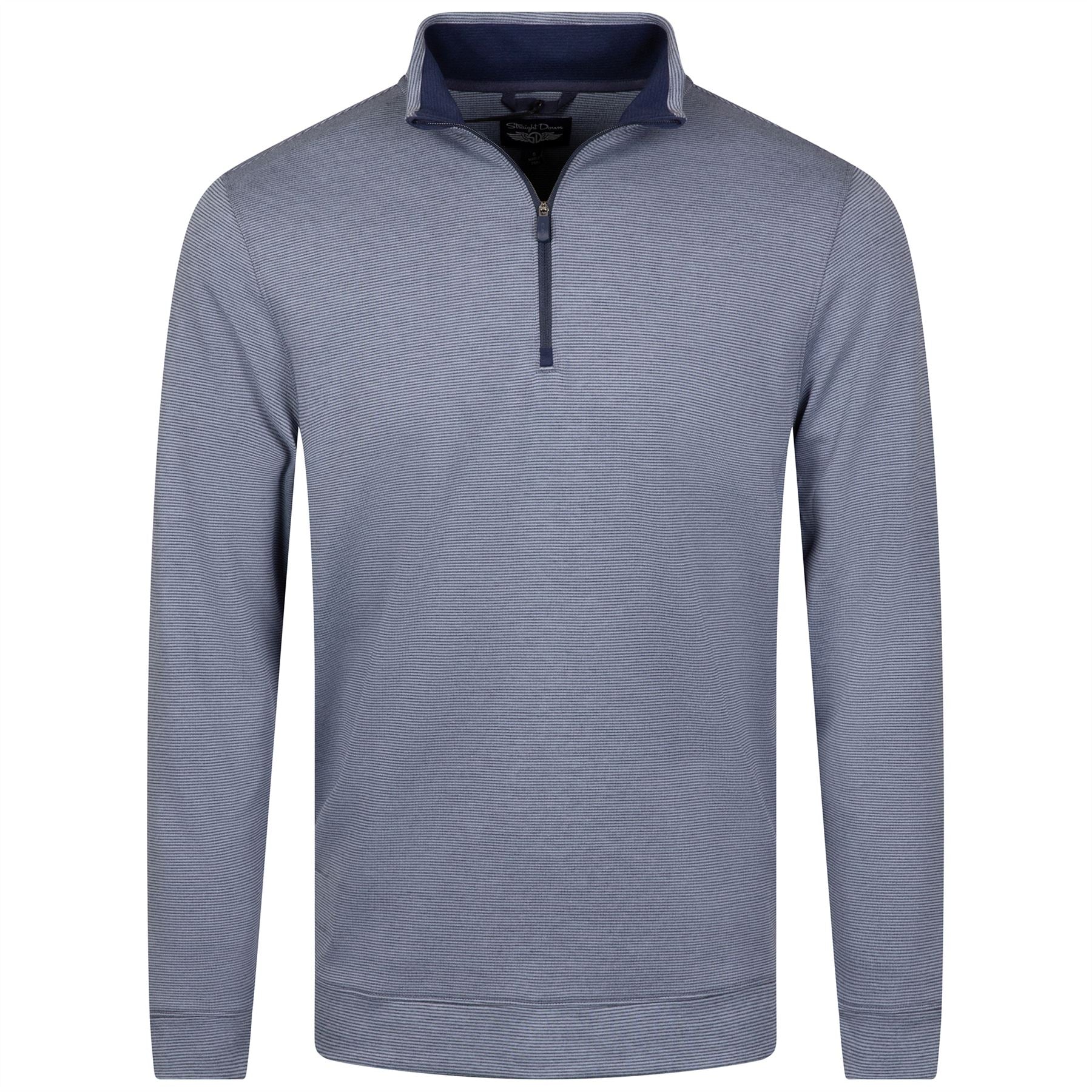 Lancaster Quarter Zip Mid Layer New Indigo
