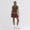 Womens Originals Dress Dark Brown