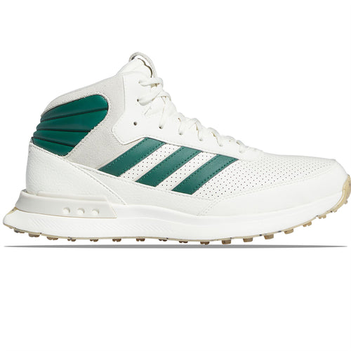 S2G Spikeless Mid Cut Golf Shoes White/Green