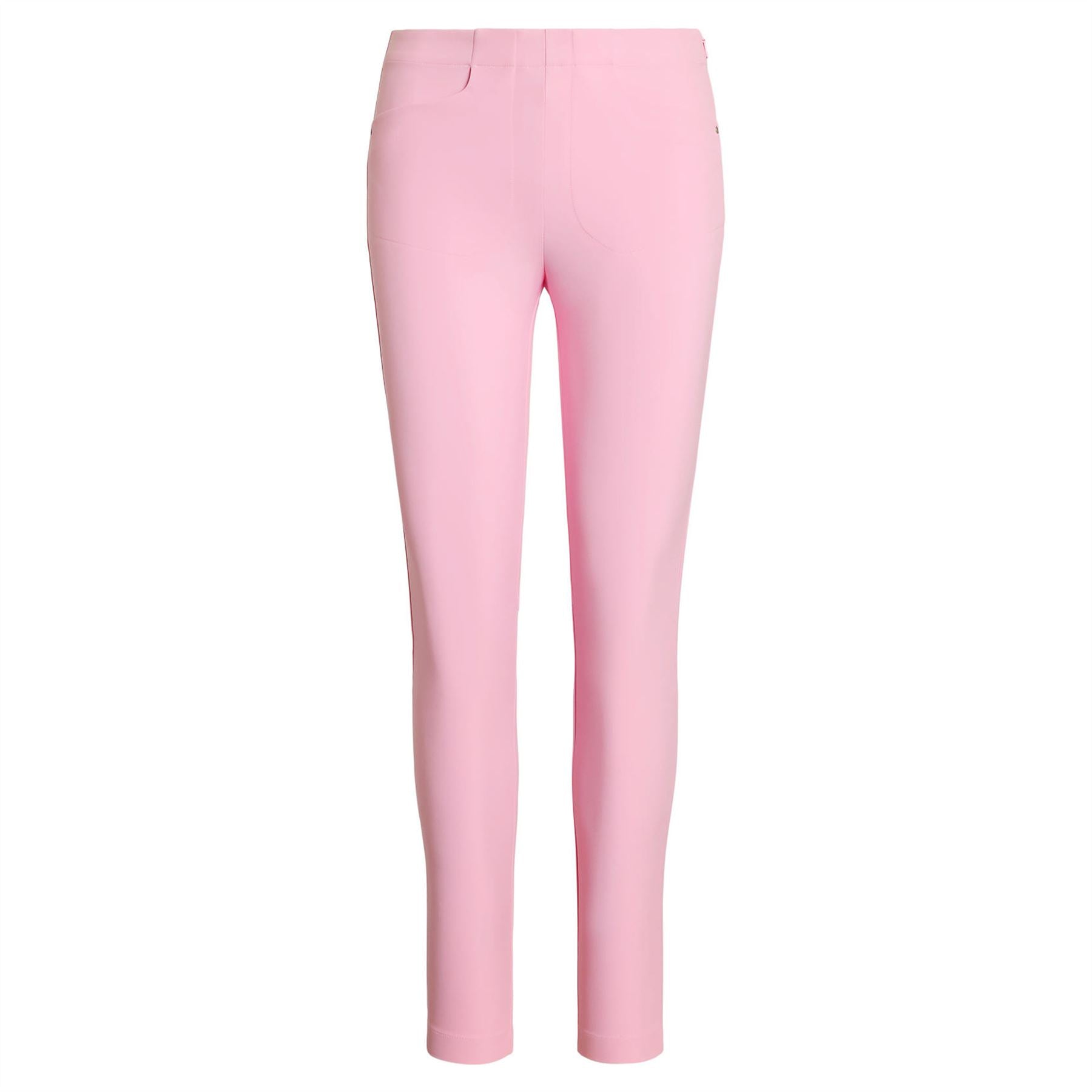 Womens RLX Multi Nylon Stretch Skinny Pants Garden Pink