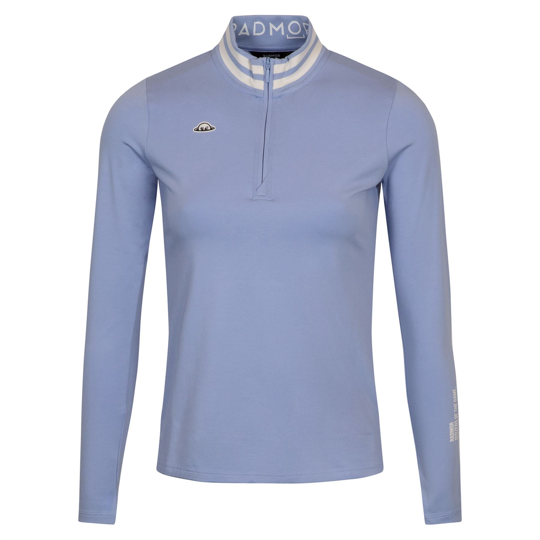 Womens Seneca Recycled Quarter Zip Coastal/Snow White