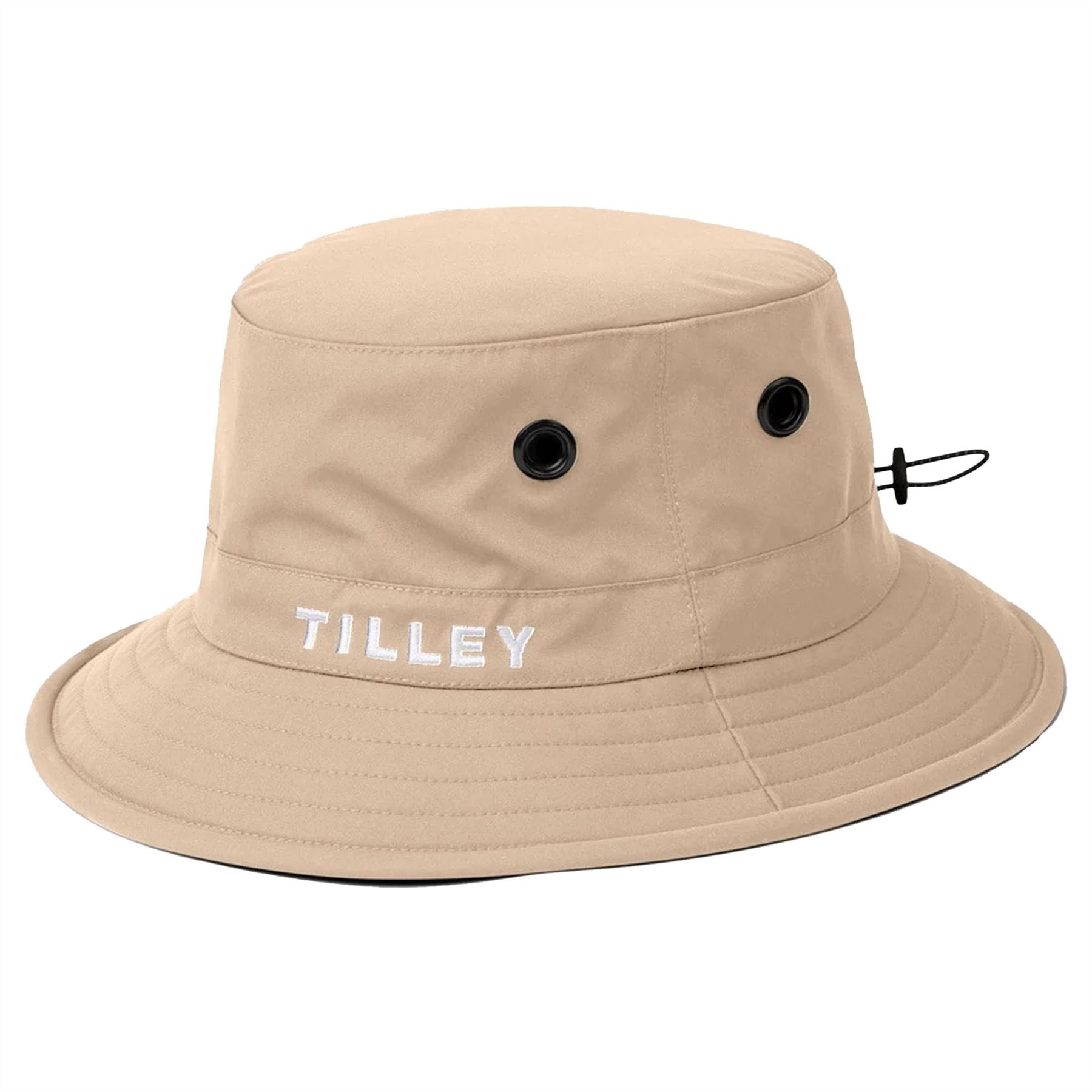 Womens Golf Bucket Hat Light Tan