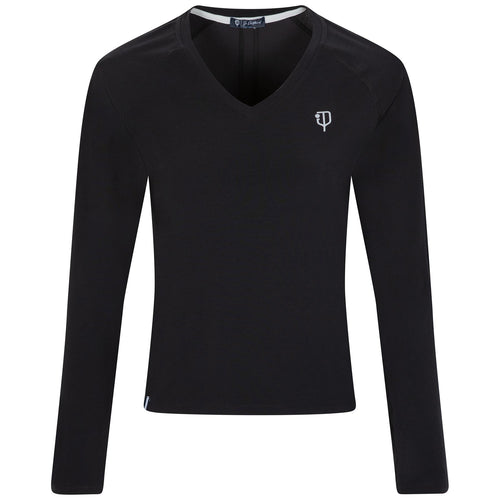 Womens 5.0 LS Tee Pure Black