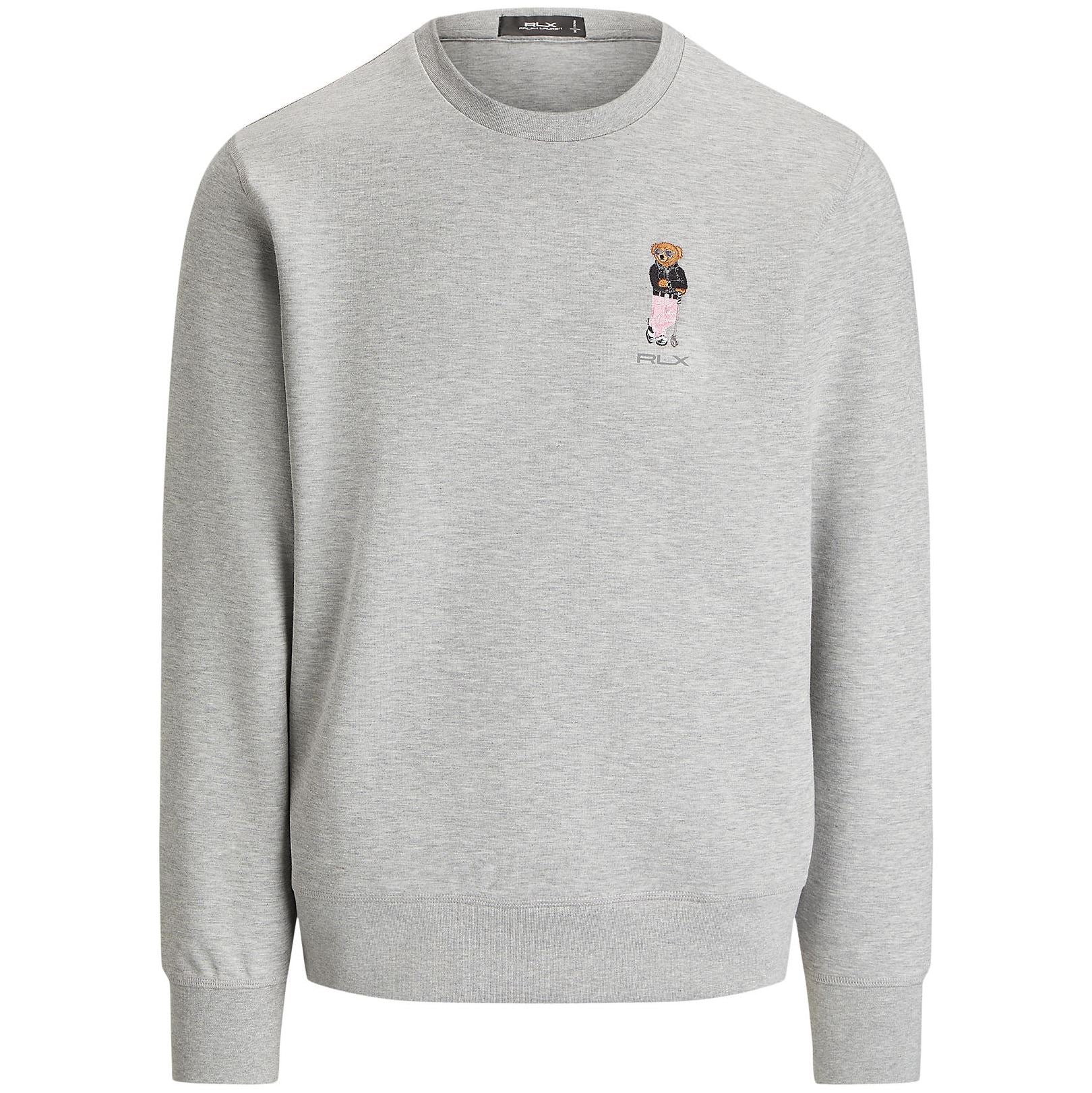 Polo Bear Double-Knit Sweatshirt Andover Heather