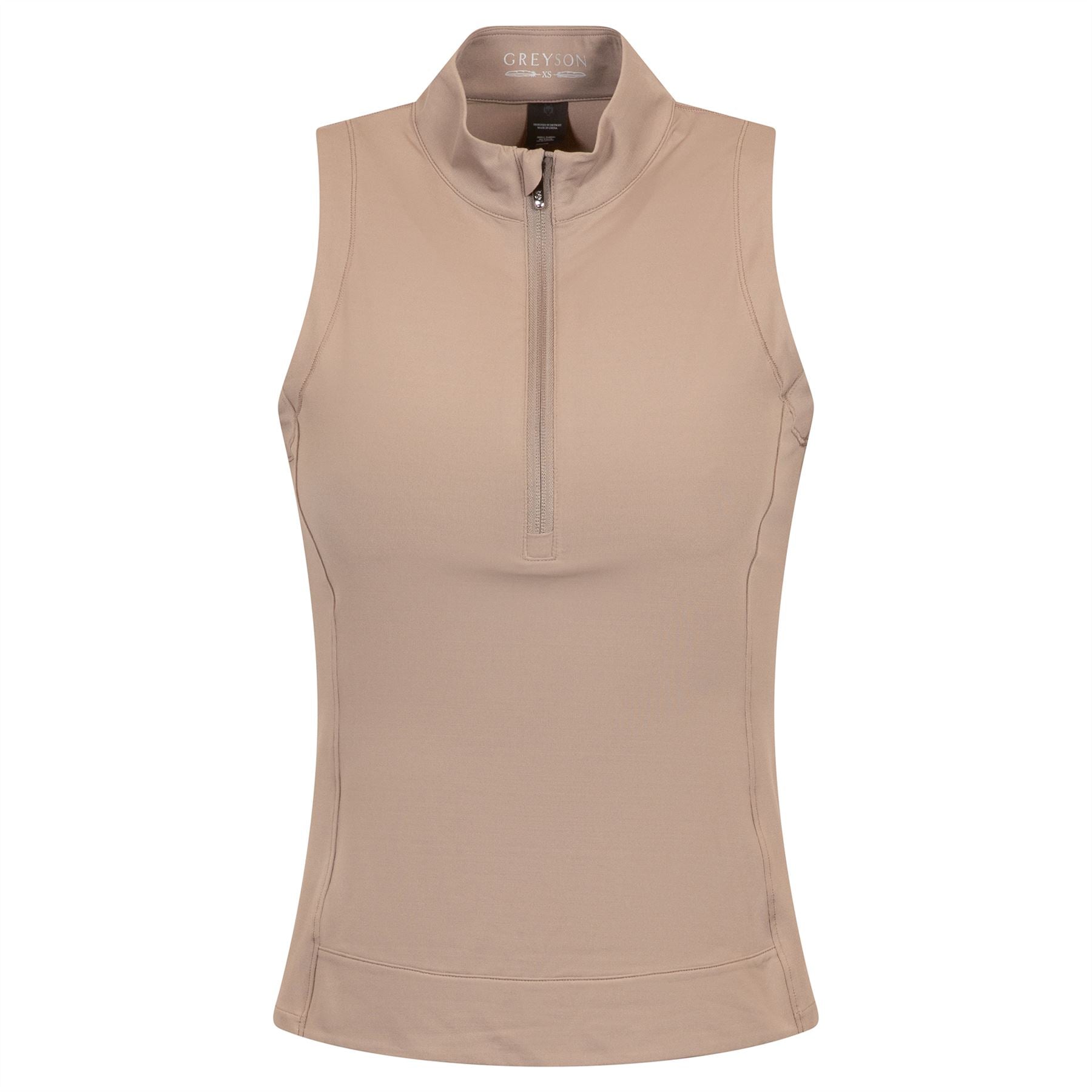 Womens SL Halley Quarter Zip Polo Clay