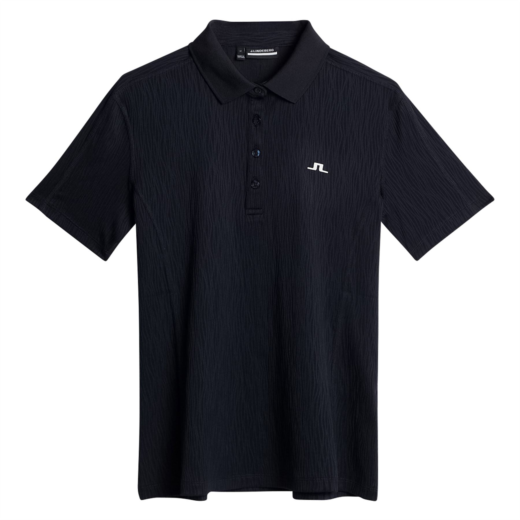 Womens Izara Wave Rib Polo JL Navy