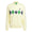 Argyle Printed Quarter Zip Yellow