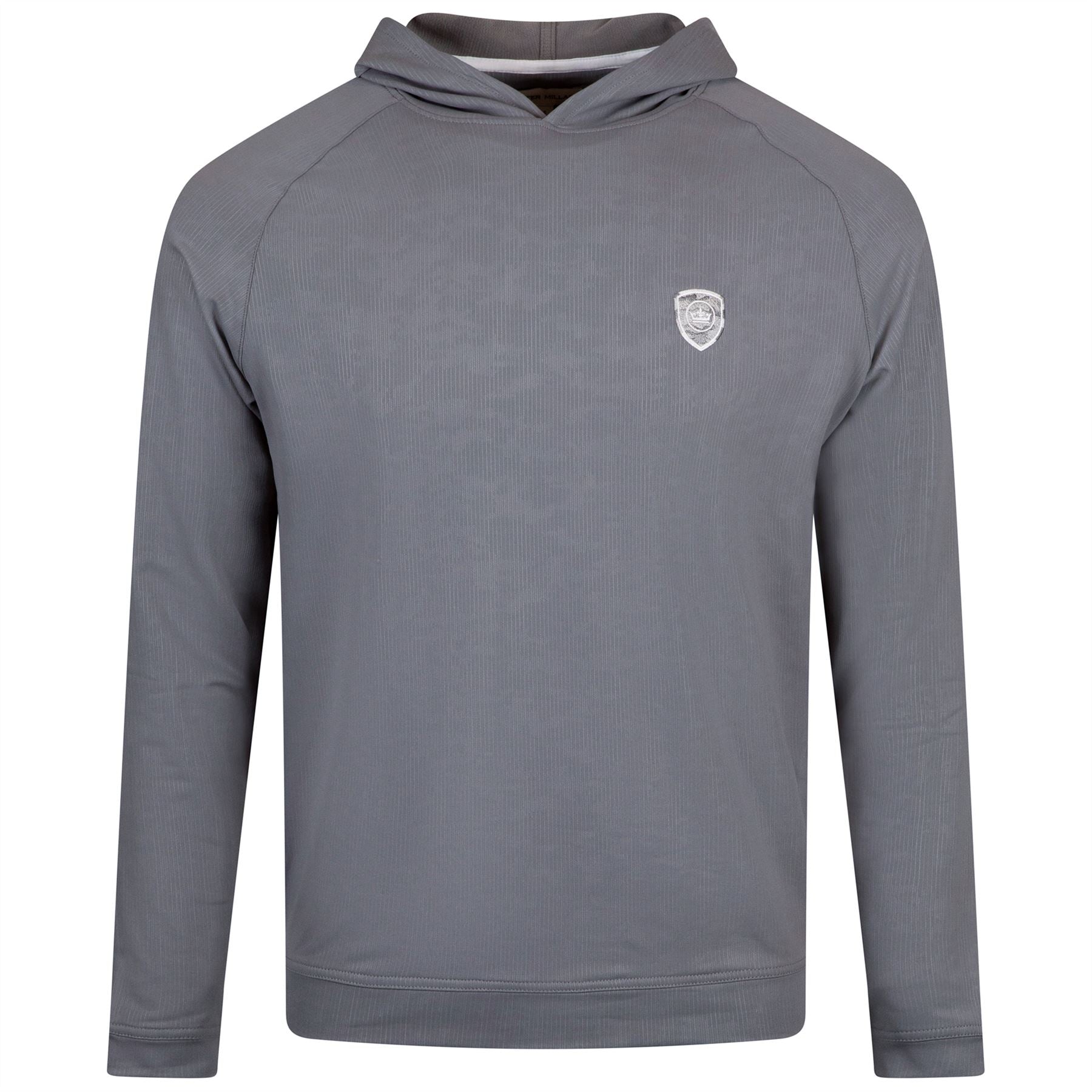 x TRENDYGOLF Camo Shield Pine Camp Performance Hoodie Oslo Gray