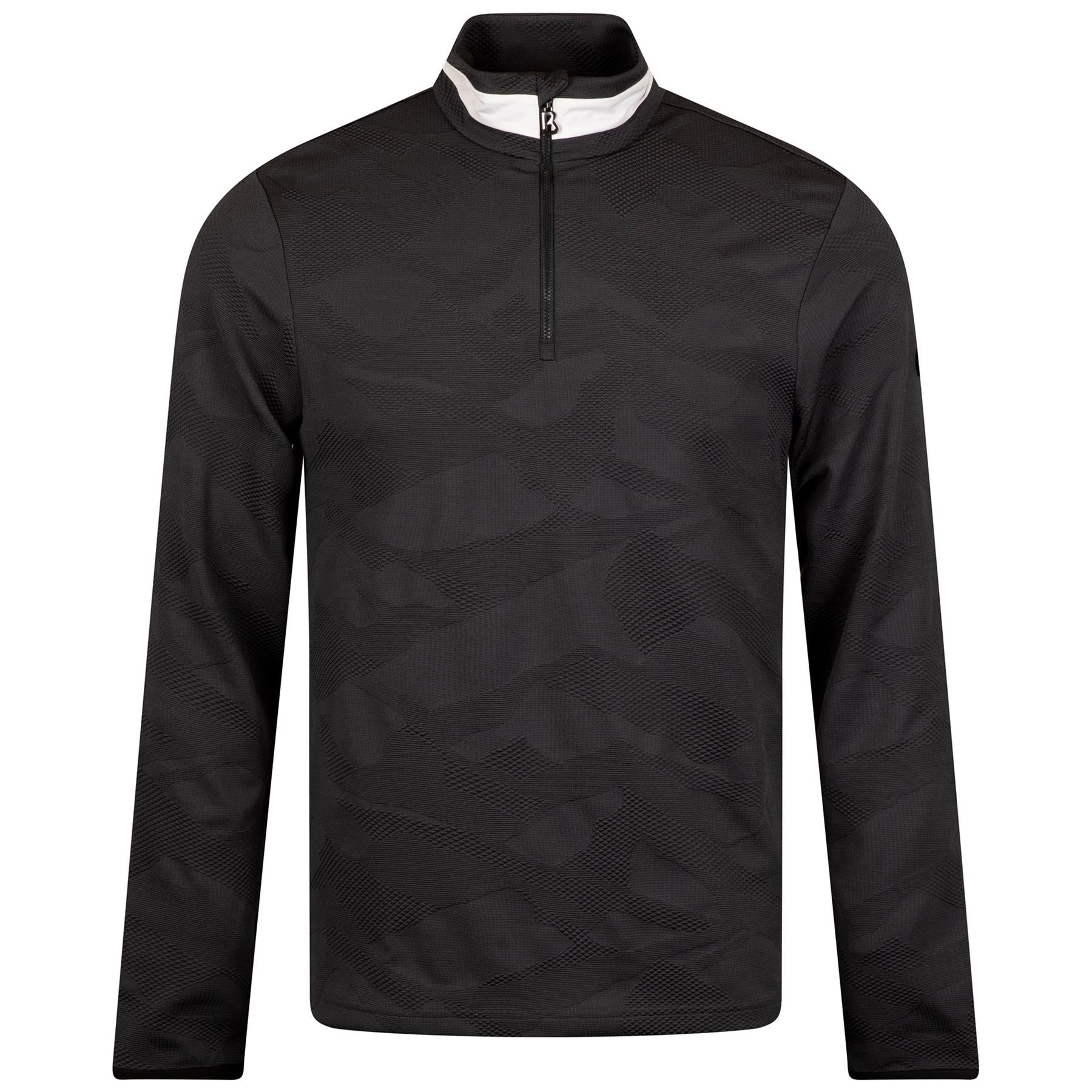 Joscha Quarter Zip Mid Layer Dark Slate